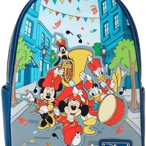 Loungefly Disney Marching Band Backpack - Blue and Red